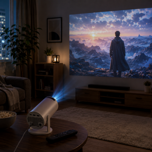 Pocket Cinema Pro™ | Mini Home Projector